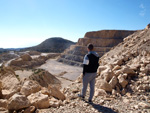 Grupo Mineralógico de Alicante. Cantera de Áridos de Holcin. Busot. Alicante