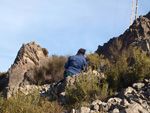 Grupo Mineralógico de Alicante.  Afloramiento de Dolomitas. Camino de la Salmuera. ALbatera - Alicante 