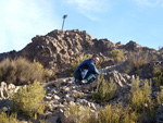 Grupo Mineralógico de Alicante.  Afloramiento de Dolomitas. Camino de la Salmuera. ALbatera - Alicante 