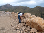 Grupo Mineralógico de Alicante. Cantera de Áridos de Holcin. Busot. Alicante