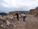 Grupo Mineralógico de Alicante. Cantera de Áridos de Holcin. Busot. Alicante