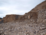 Grupo Mineralógico de Alicante. Cantera de Áridos de Holcin. Busot. Alicante