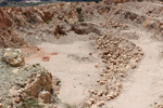 Grupo Mineralógico de Alicante.Cantera de Áridos el Canton. Abanilla. Murcia