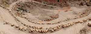 Grupo Mineralógico de Alicante.Cantera de Áridos el Canton. Abanilla. Murcia