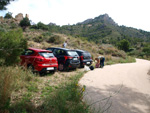 Grupo Mineralógico de Alicante. Cantera Barranco de la Mola. Sierra de Olta, Calpe. Alicante