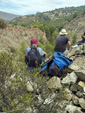 Grupo Mineralógico de Alicante. Cantera Barranco de la Mola. Sierra de Olta, Calpe. Alicante