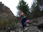 Grupo Mineralógico de Alicante.  Cantera Barranco de la Mola. Sierra de Olta, Calpe. Alicante 