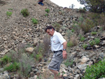 Grupo Mineralógico de Alicante. Cantera Barranco de la Mola. Sierra de Olta, Calpe. Alicante