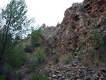 Grupo Mineralógico de Alicante. Cantera Barranco de la Mola. Sierra de Olta, Calpe. Alicante