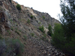 Grupo Mineralógico de Alicante. Cantera Barranco de la Mola. Sierra de Olta, Calpe. Alicante