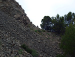 Grupo Mineralógico de Alicante. Cantera Barranco de la Mola. Sierra de Olta, Calpe. Alicante