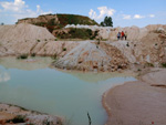 Grupo Mineralógico de Alicante. Cantera Eficacia. Yacimiento de calcita de Arcones. Segovia