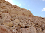 Grupo Mineralógico de Alicante.  Cantera Eficacia. Yacimiento de calcita de Arcones. Segovia 