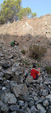 Grupo Mineralógico de Alicante. Cantera Barranco de la Mola. Sierra de Olta, Calpe. Alicante