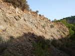 Grupo Mineralógico de Alicante. Cantera Barranco de la Mola. Sierra de Olta, Calpe. Alicante