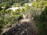 Grupo Mineralógico de Alicante.  Cantera Barranco de la Mola. Sierra de Olta, Calpe. Alicante 