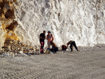 Grupo Mineralógico de Alicante.  Cantera de Áridos Holcin. Busot. Alicante 