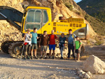 Grupo Mineralógico de Alicante.  Cantera de Áridos Holcin. Busot. Alicante 