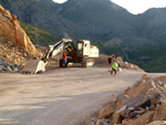 Grupo Mineralógico de Alicante.  Cantera de Áridos Holcin. Busot. Alicante 