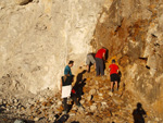 Grupo Mineralógico de Alicante.  Cantera de Áridos Sodira. Busot. Alicante 