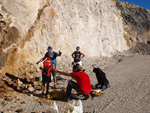 Grupo Mineralógico de Alicante.  Cantera de Áridos Sodira. Busot. Alicante 