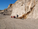 Grupo Mineralógico de Alicante.  Cantera de Áridos Sodira. Busot. Alicante 