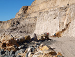 Grupo Mineralógico de Alicante.  Cantera de Áridos Sodira. Busot. Alicante 