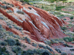    Afloramiento de Aragonitos, Loma Badá. Petrer Alicante