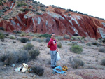    Afloramiento de Aragonitos, Loma Badá. Petrer Alicante