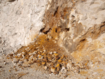 Grupo Mineralógico de Alicante.  Cantera de Áridos Sodira. Busot. Alicante 