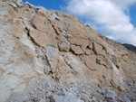 Grupo Mineralógico de Alicante.  Cantera de Áridos Sodira. Busot. Alicante 