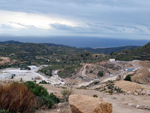   Calcita.Cantera de Áridos de Holcin. Busot. Alicante