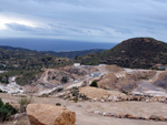   Calcita.Cantera de Áridos de Holcin. Busot. Alicante