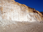 Grupo Mineralógico de Alicante.  Cantera de Áridos Sodira. Busot. Alicante 