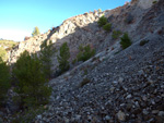 Cantera Barranco de la Mola. Sierra de Olta. Calpe. Alicante