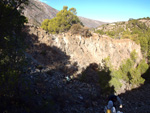 Cantera Barranco de la Mola. Sierra de Olta. Calpe. Alicante