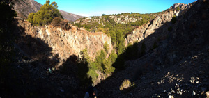 Cantera Barranco de la Mola. Sierra de Olta. Calpe. Alicante