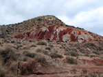 Afloramiento de Aragonito. Loma Bada. Petrer. Alicante