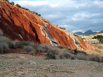 Afloramiento de Aragonito. Loma Bada. Petrer. Alicante