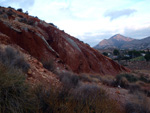 Afloramiento de Aragonito. Loma Bada. Petrer. Alicante