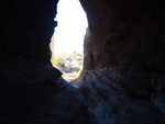 Afloramiento de marcasitas, Rambla en finca La Canyaeta Blanca, Agost, Alicante