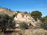   Afloramiento de marcasitas, Rambla en finca La Canyaeta Blanca, Agost, Alicante