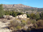   Afloramiento de marcasitas, Rambla en finca La Canyaeta Blanca, Agost, Alicante