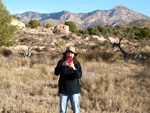 Afloramiento de marcasitas, Rambla en finca La Canyaeta Blanca, Agost, Alicante