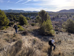 Afloramiento de marcasitas, Rambla en finca La Canyaeta Blanca, Agost, Alicante