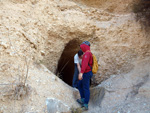 Afloramiento de marcasitas, Rambla en finca La Canyaeta Blanca, Agost, Alicante