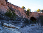   Afloramiento de marcasitas, Rambla en finca La Canyaeta Blanca, Agost, Alicante