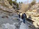   Afloramiento de marcasitas, Rambla en finca La Canyaeta Blanca, Agost, Alicante