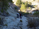   Afloramiento de marcasitas, Rambla en finca La Canyaeta Blanca, Agost, Alicante