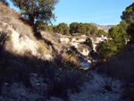   Afloramiento de marcasitas, Rambla en finca La Canyaeta Blanca, Agost, Alicante